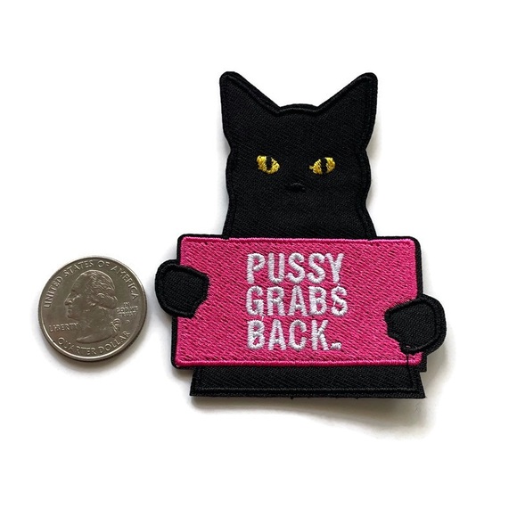 Pussy Grabs Back Embroidered Patch - Picture 2 of 3